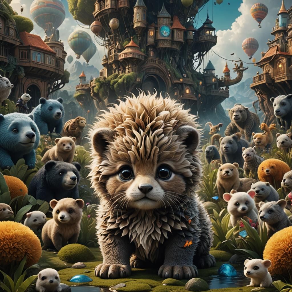 World's Cutest Animal in Epic Digital Painting