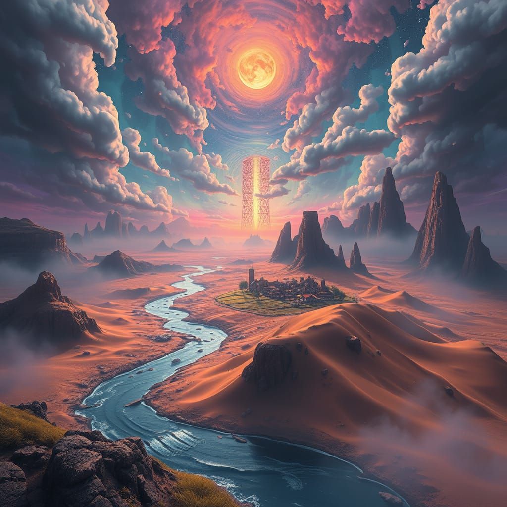 Ethereal Dreamscapes Beyond the Edge of Reality