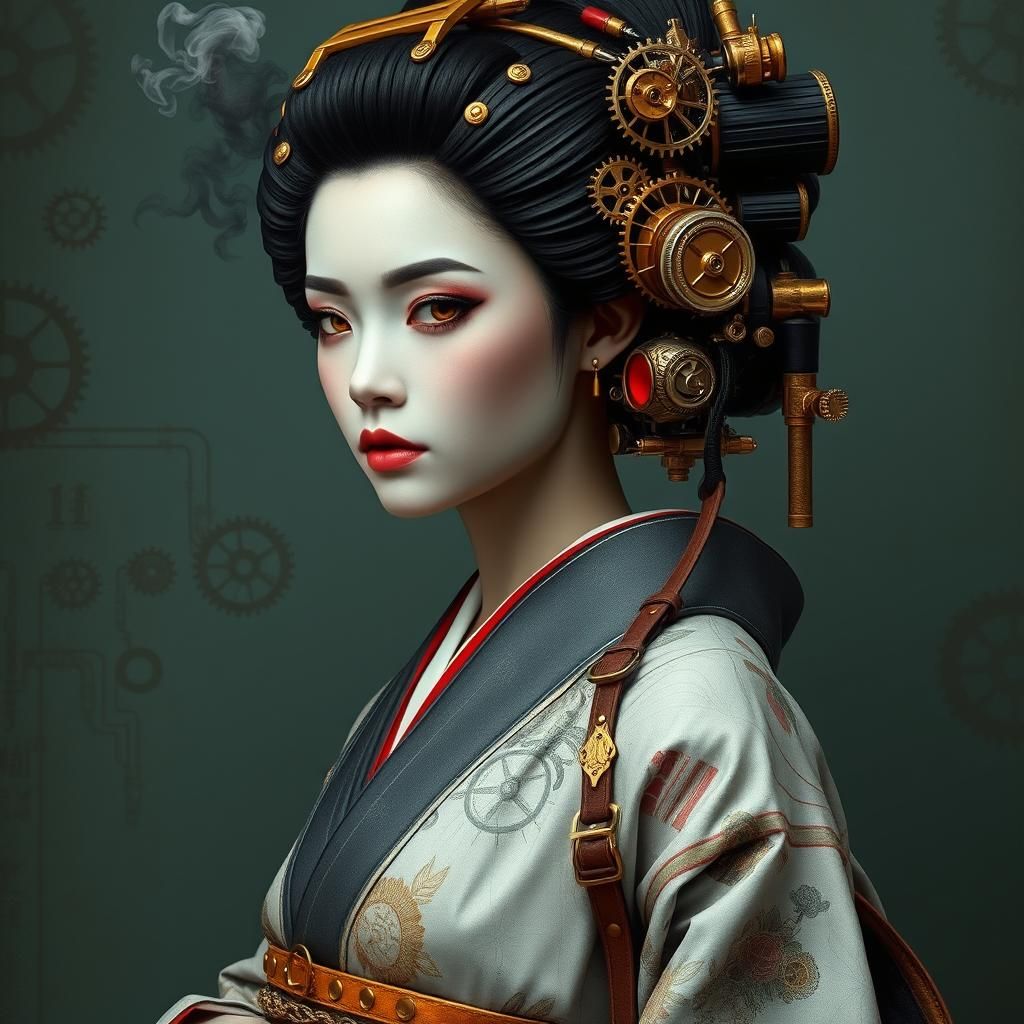 Steampunk geisha