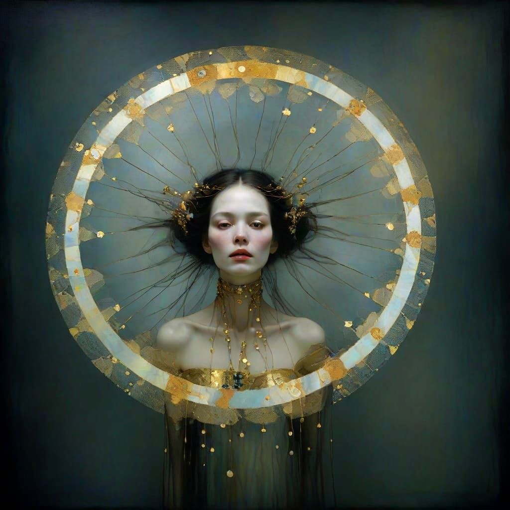 Austrian Art Nouveau Portrait