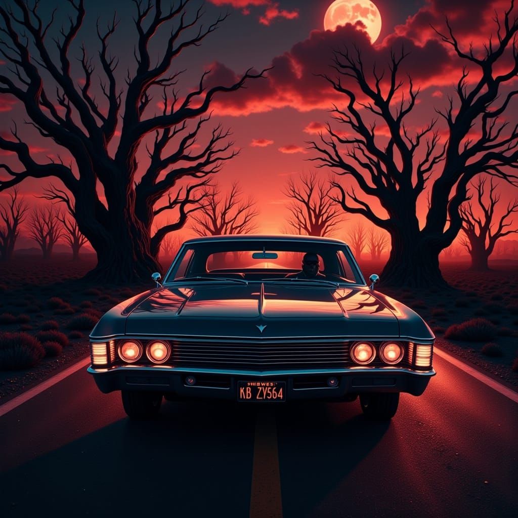 Dark Highway to Hell, 1967 Chevy Impala in a Haunting, Cyber...
