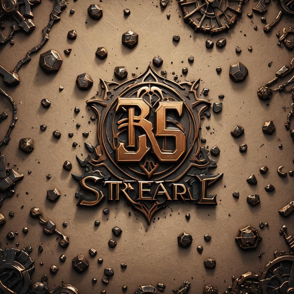 The Strearal Group: Scientific Logo in Matte Painting Style