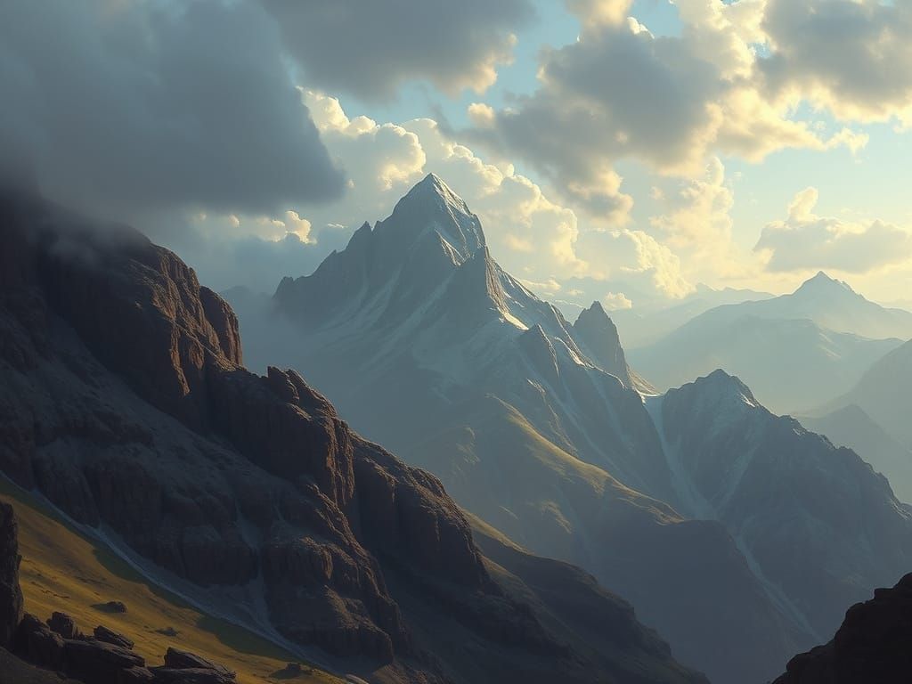God's Faithfulness in a Detailed Matte Painting