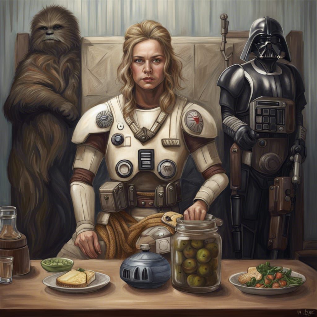 Hyperrealistic Star Wars Mandalorian