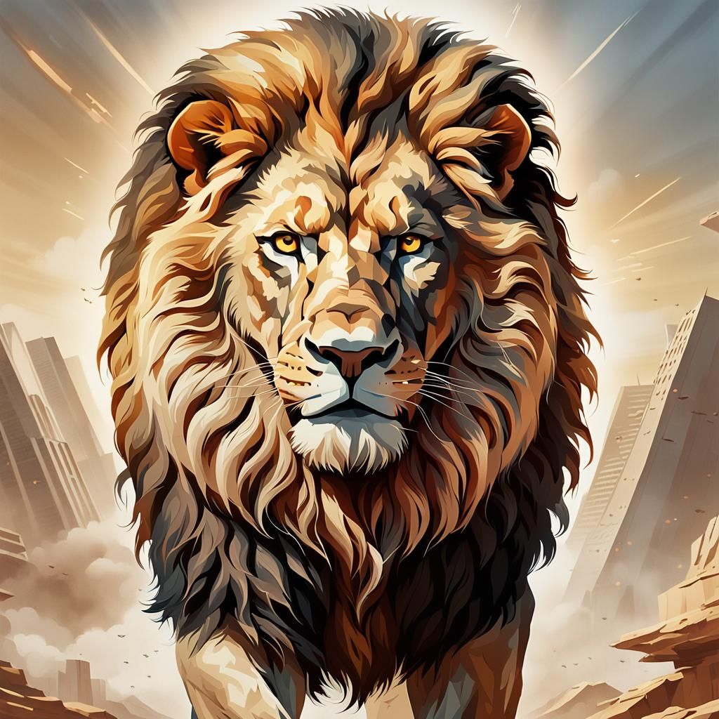 Majestic Lion: Strength and Leadership Embodied