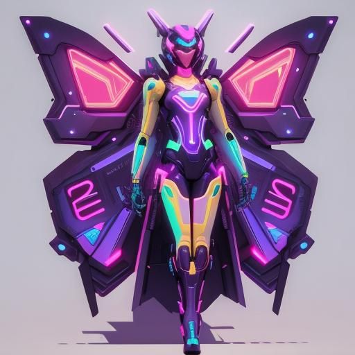 Teal and Magenta Accents in Neon Cityscape