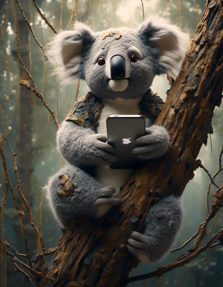 "Hi there, Koala calling here." 🤭