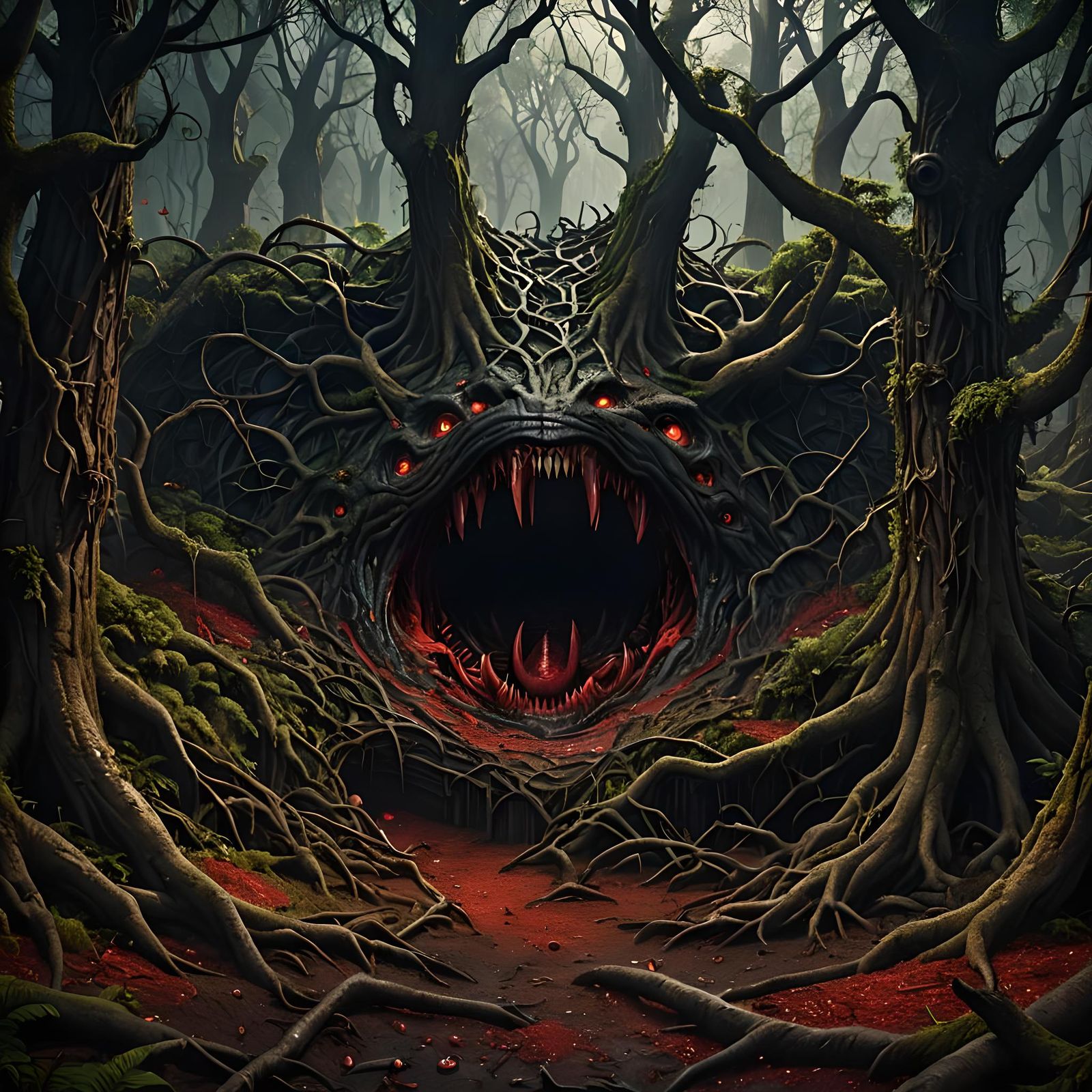 Bloody Maw Opens in Eerie Forest Labyrinth