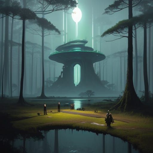 Ethereal City of Miryaden on Dagobah