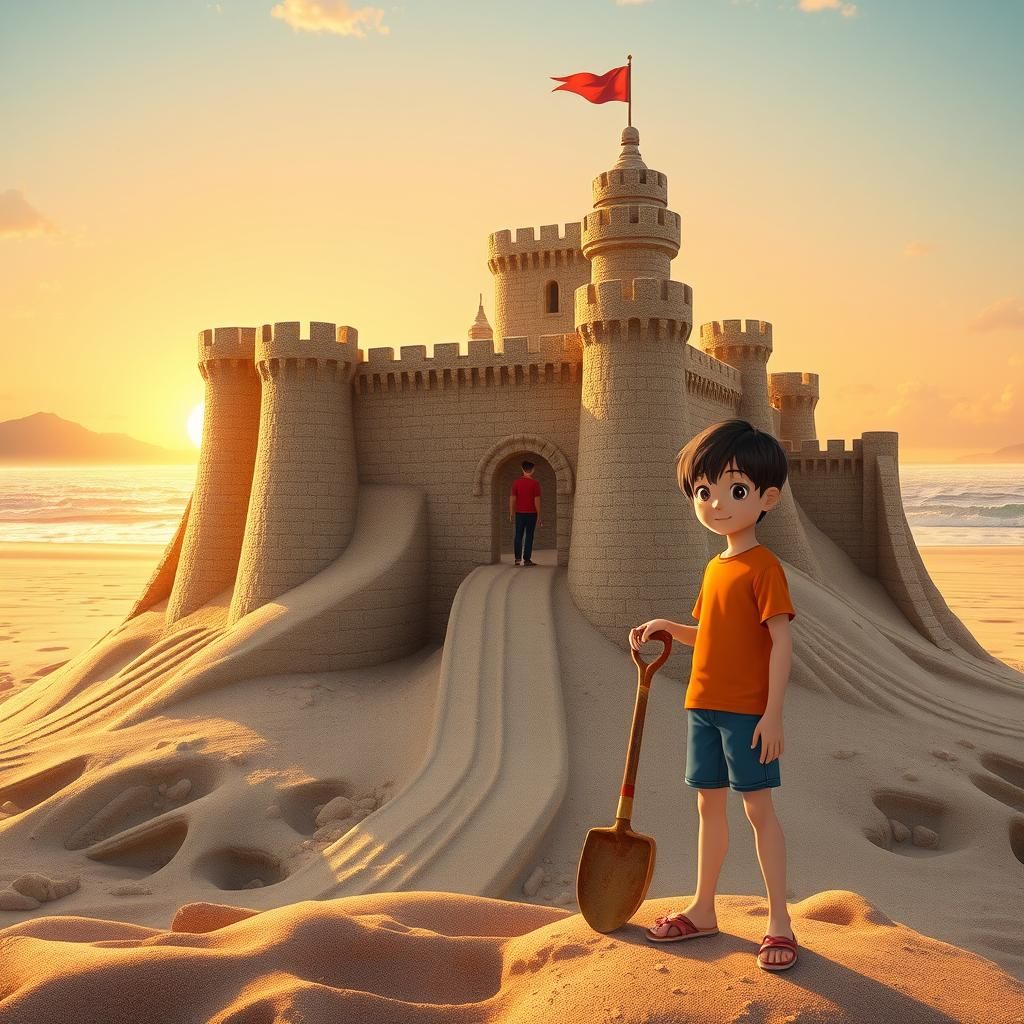 Fortifeid sand castle