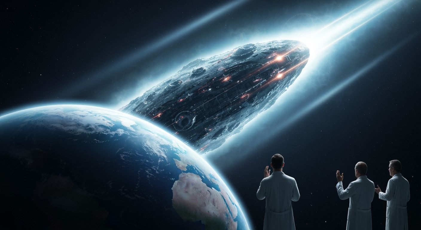 Colossal Alien Spacecraft Approaches Earth in Cosmic Spectac...