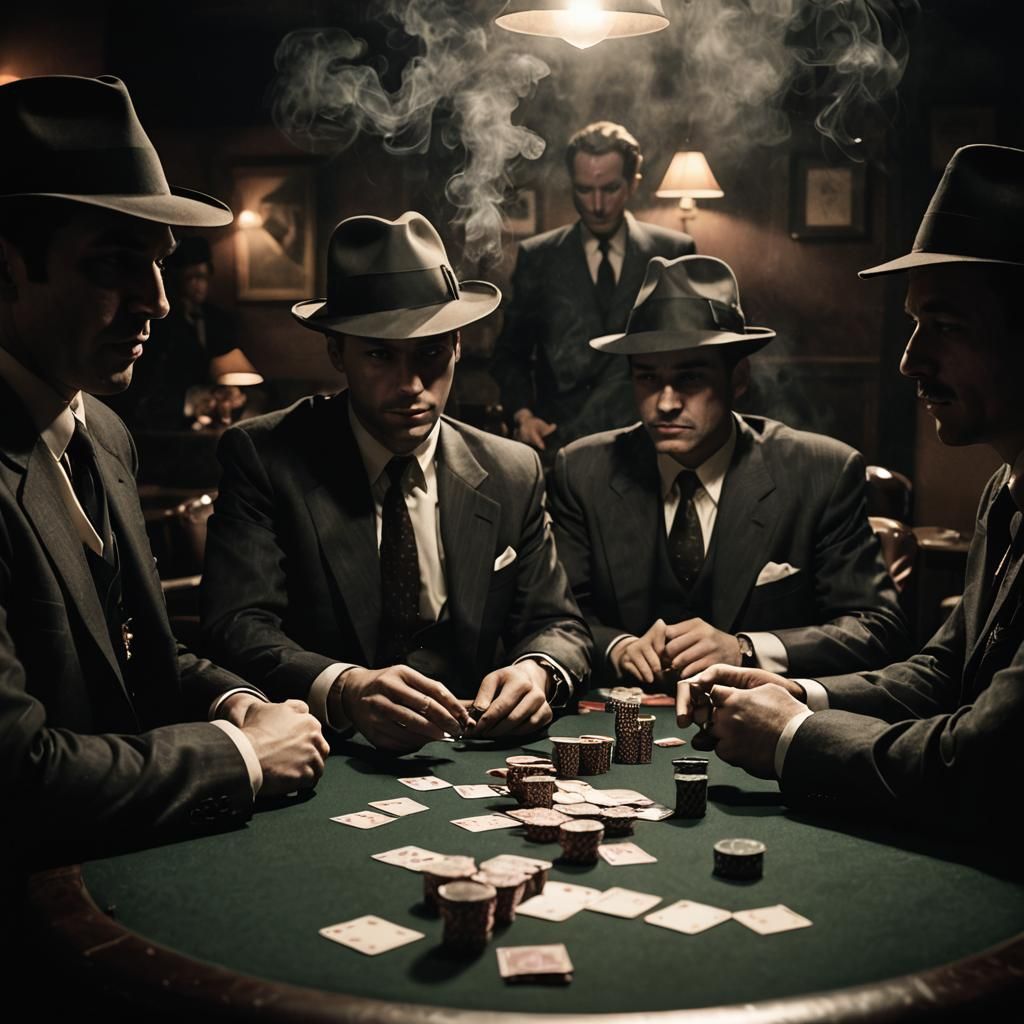 Gangsters Playing Poker