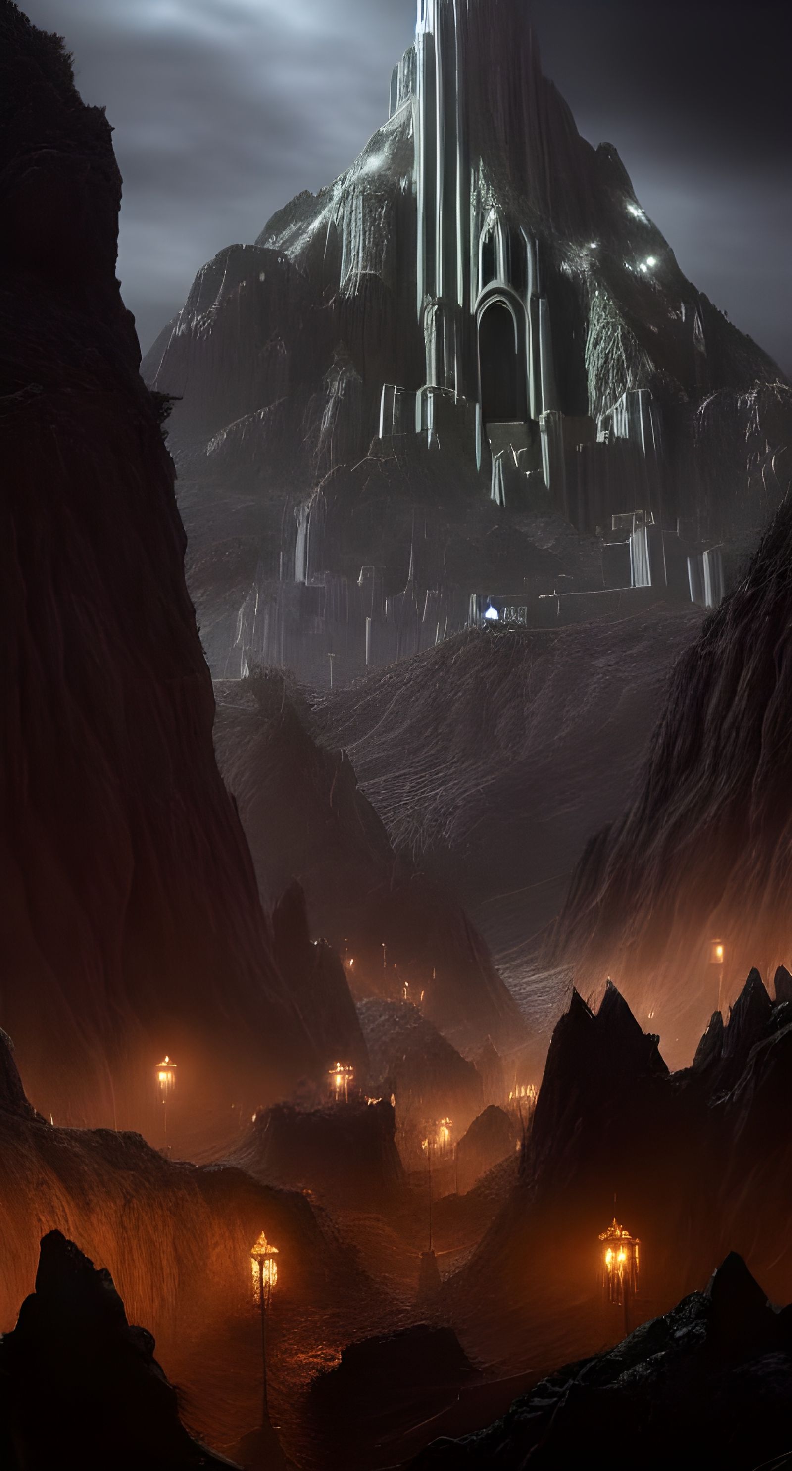 Minas Morgul: Dark Haunted Tower Concept Art