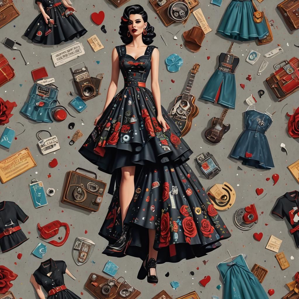 Rockabilly Dress Design Inspired by a Song