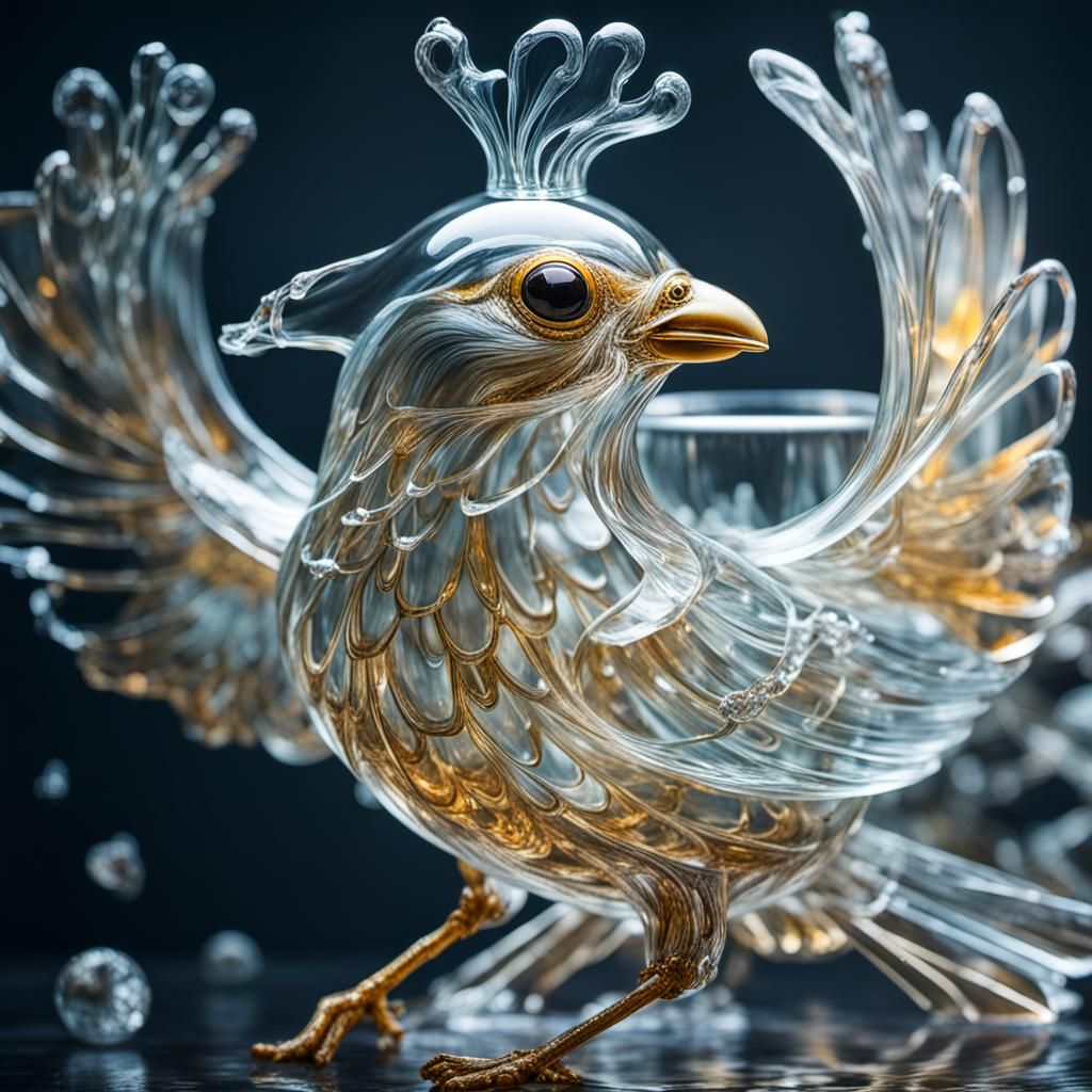 Glass and Water High Priest Figure