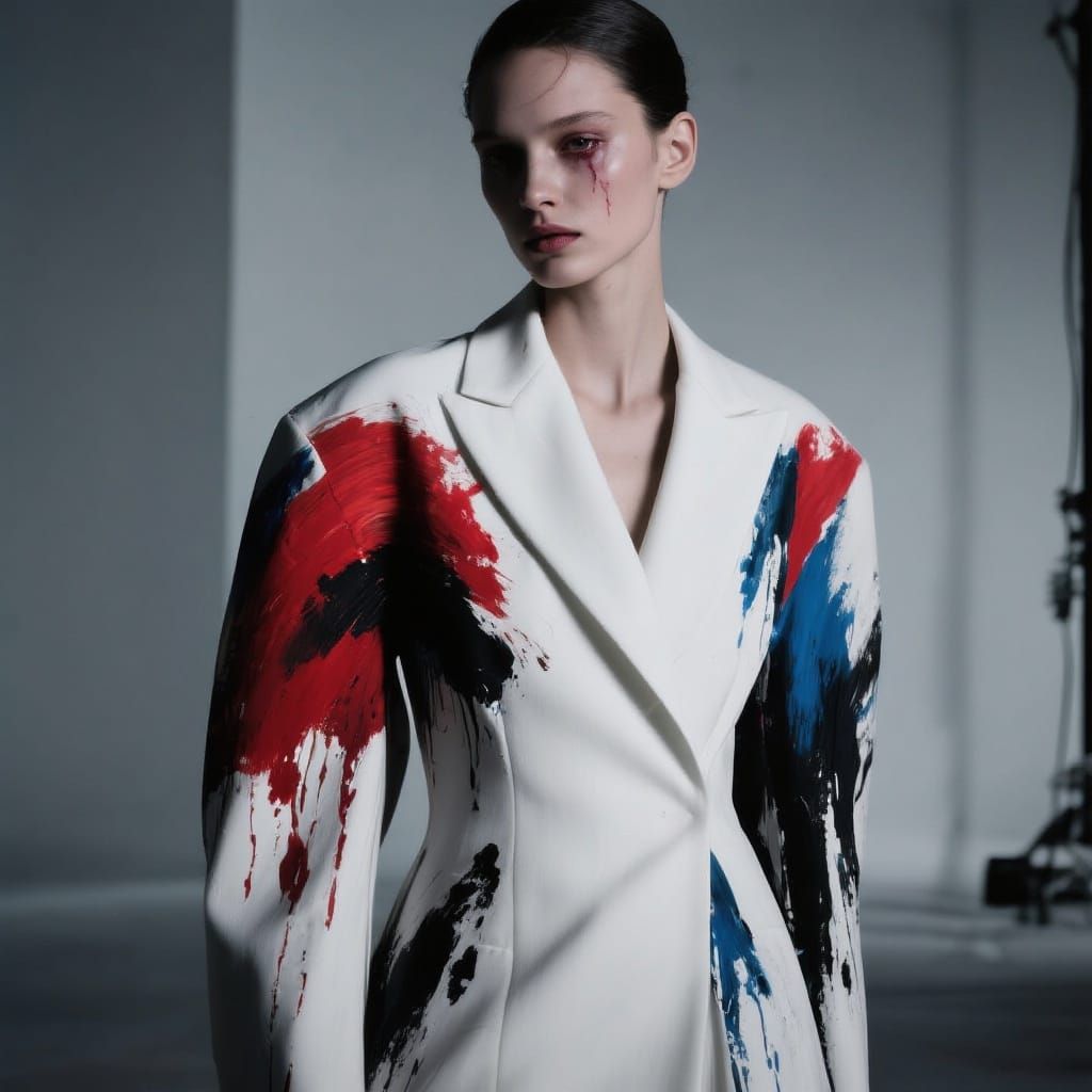 Monochromatic Fashion: Expressionism Meets Minimalism