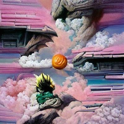 Dynamic Dragonball-Inspired Anime Rendering