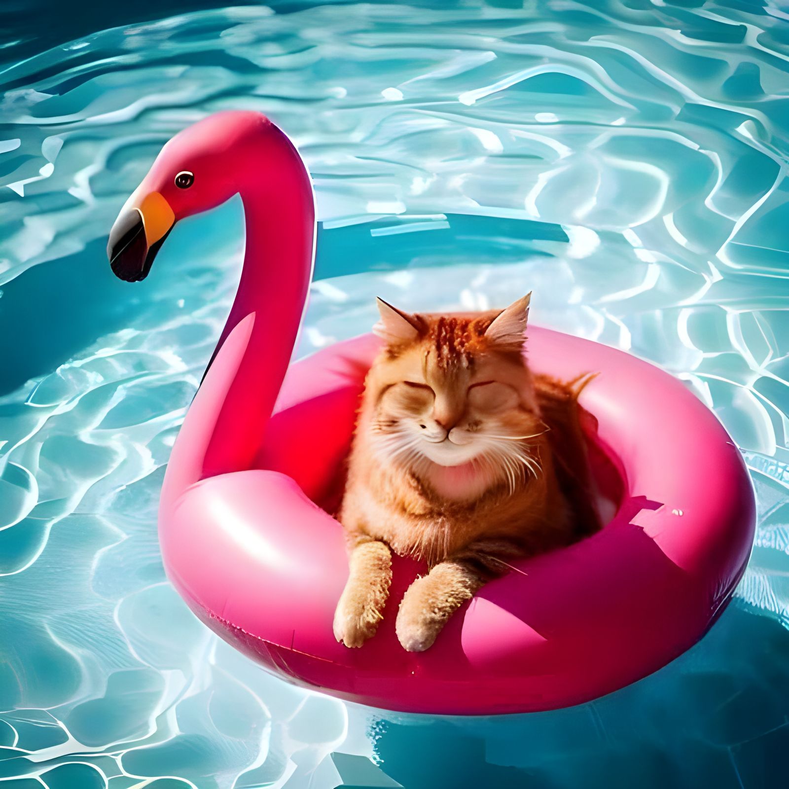 Sleeping Cat Eye Close-Up