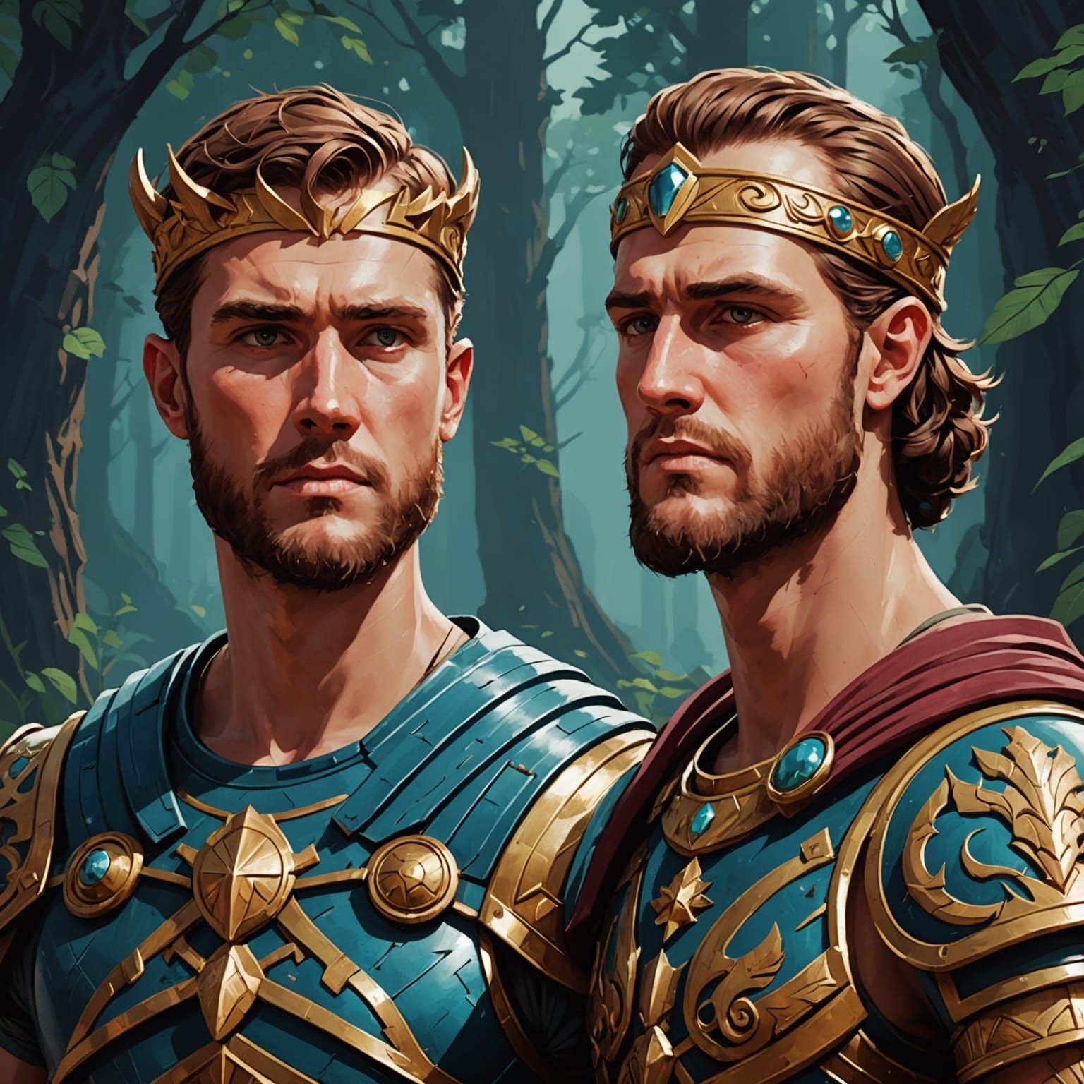 Ancient Greek Gods Castor and Pollux