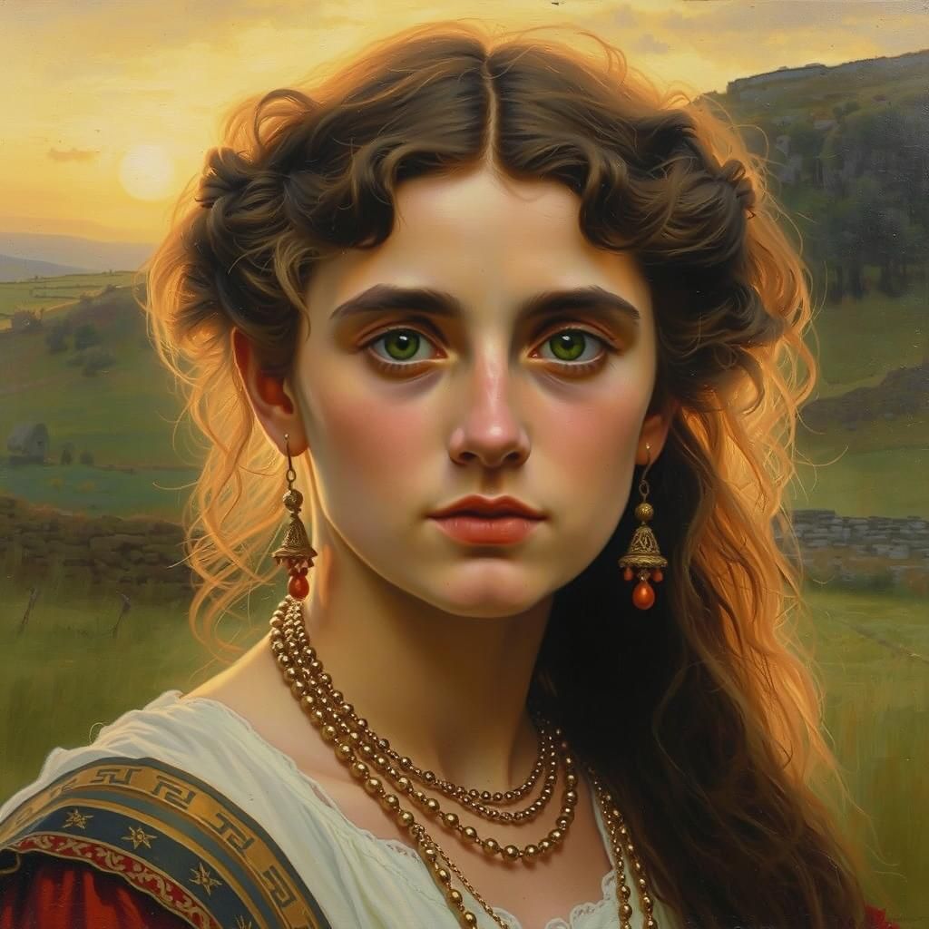 Renaissance Portrait of a Romani Woman