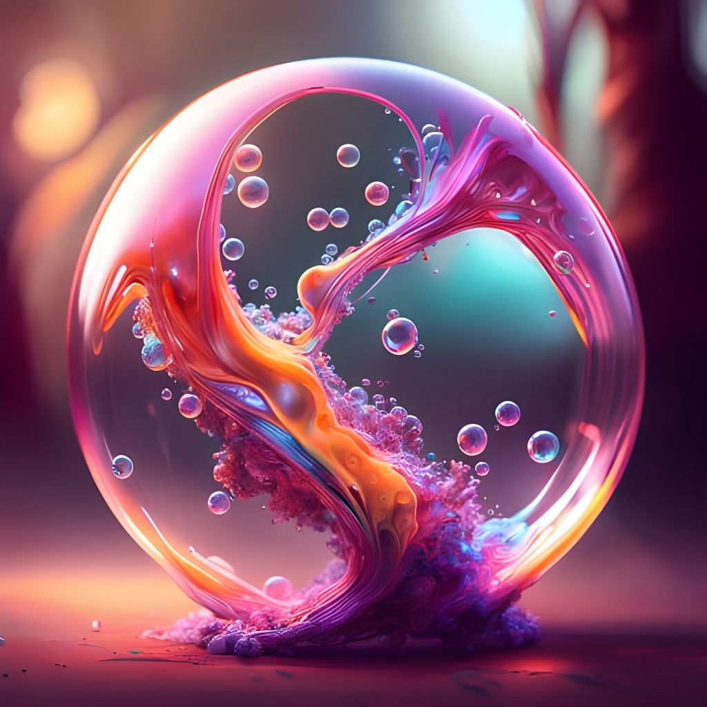 Floating Magic Water Bubble