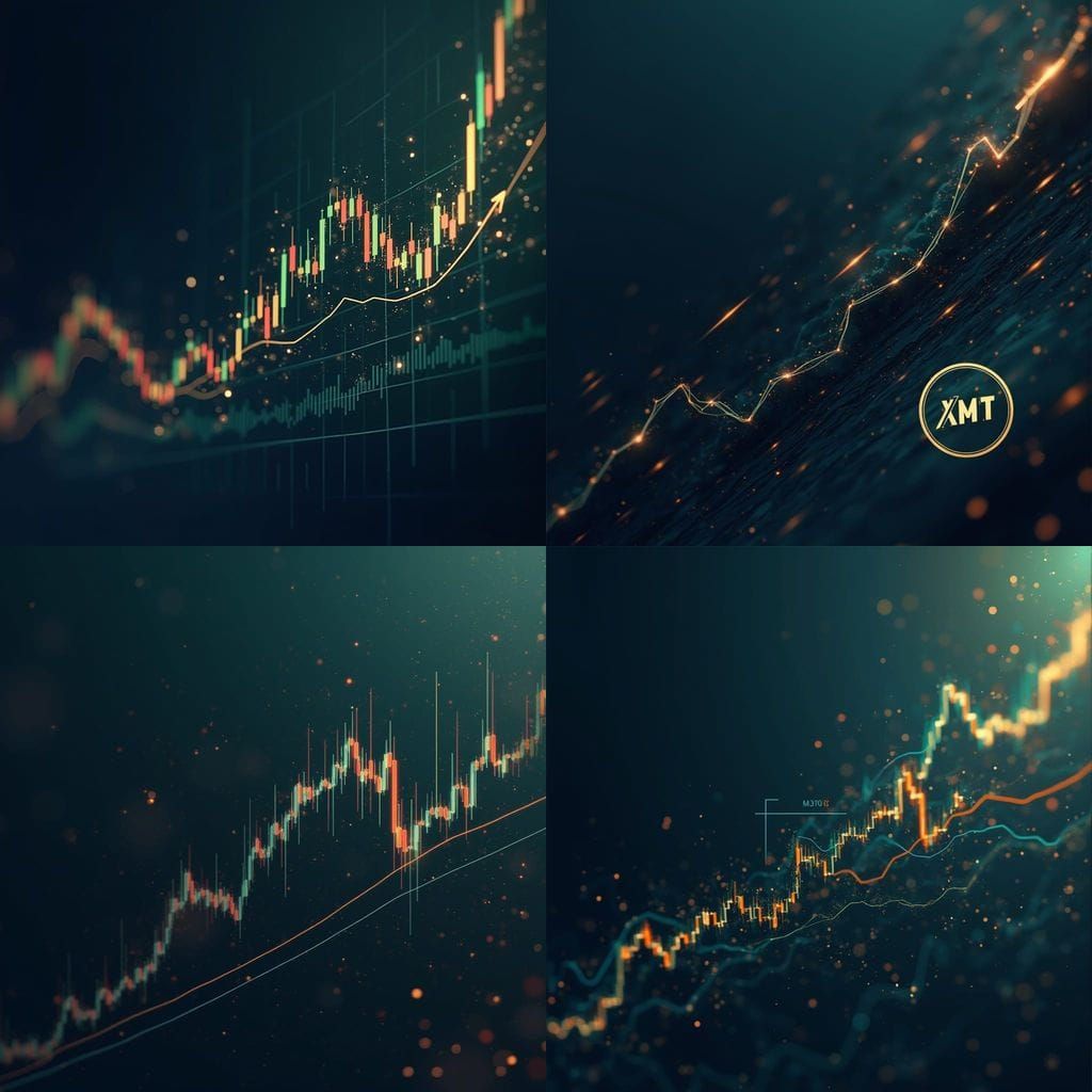 Modern Financial Trading Course Poster Design