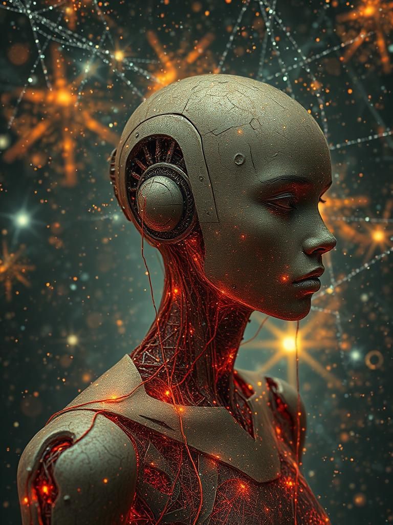 Androids in Synthetic Skin: Biomechanical Ethereal Figures