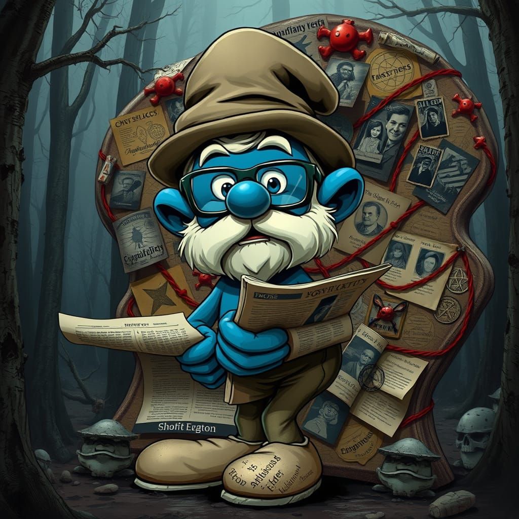 Paranoid Smurf Unravels Twisted Conspiracy