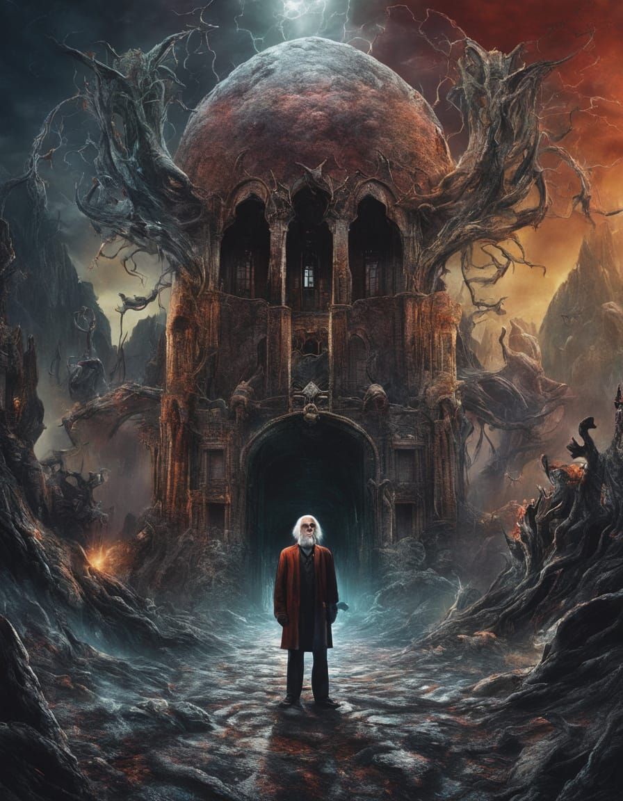 Eldritch Spectral Portrait: A Fantastical Masterpiece