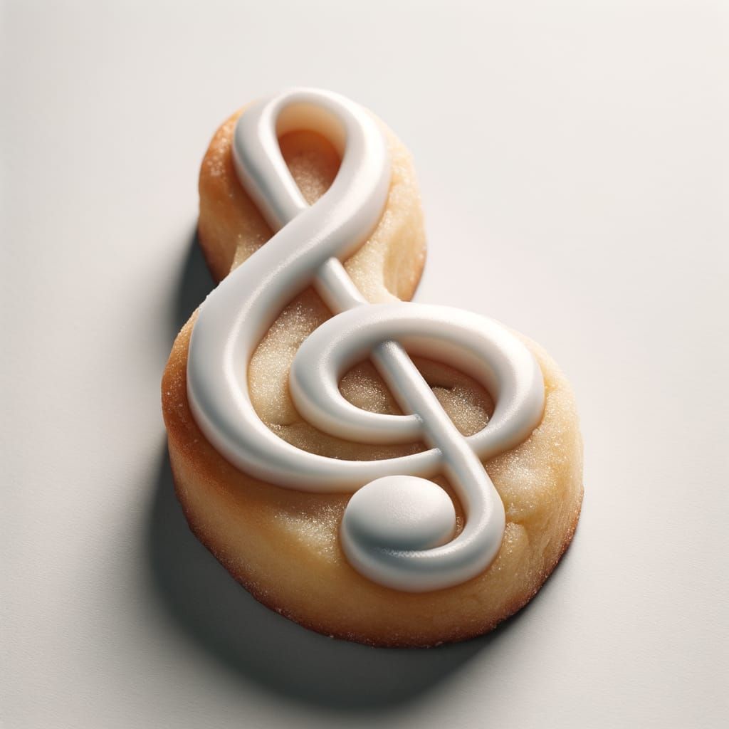 Musical Cookie: Violin Key Confection