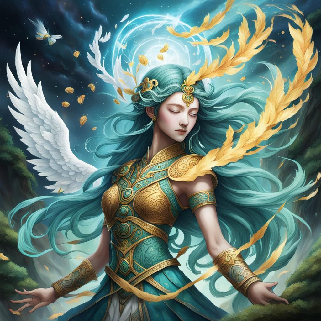 Elemental Deity with Wind Goddess's Breath