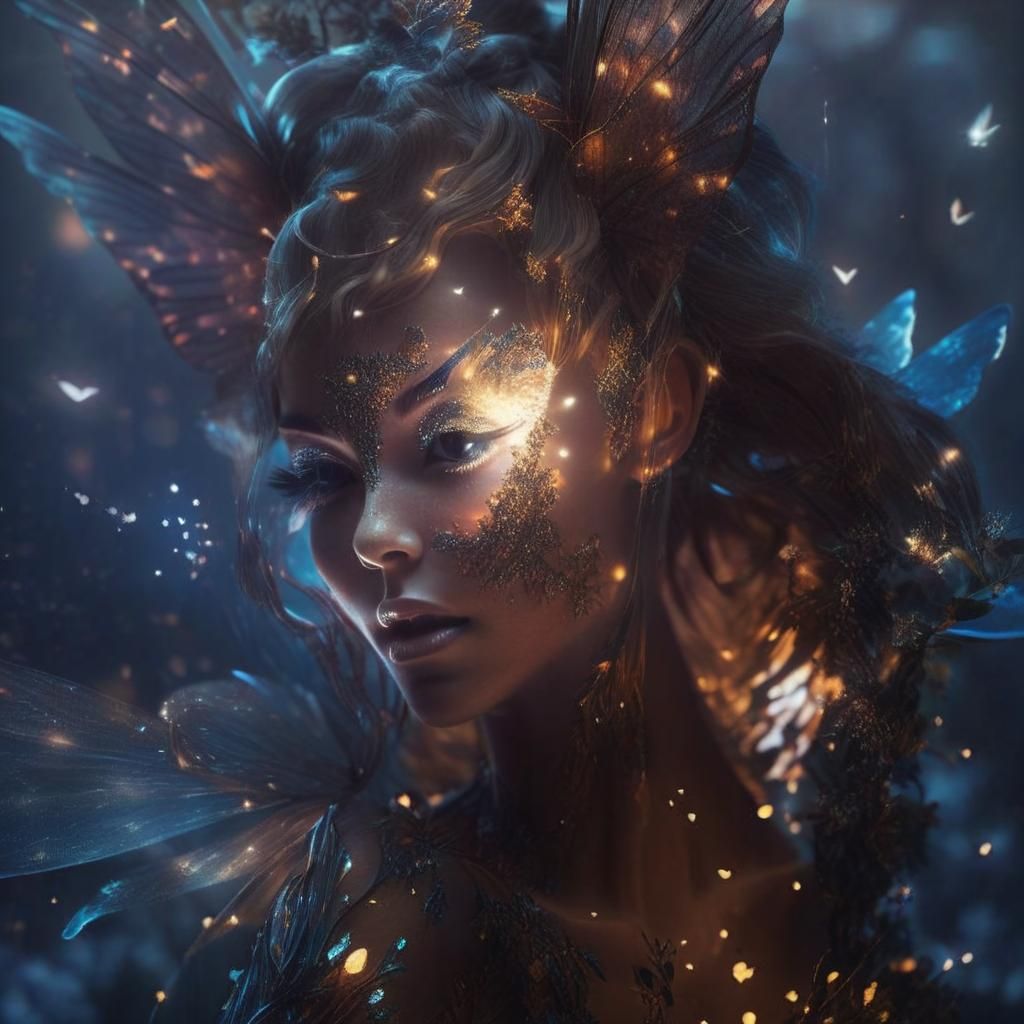 enchanted glowing fairy