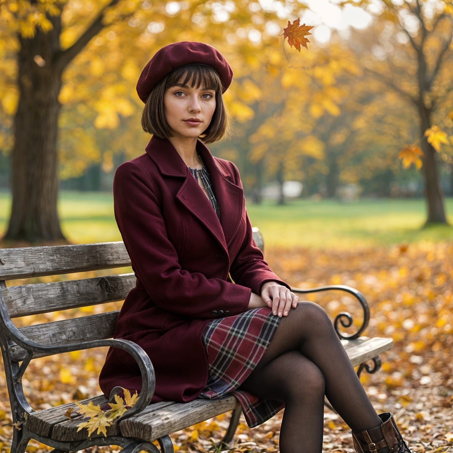 Loxy Isadora Bliss: Autumn Portrait in Cinematic Style