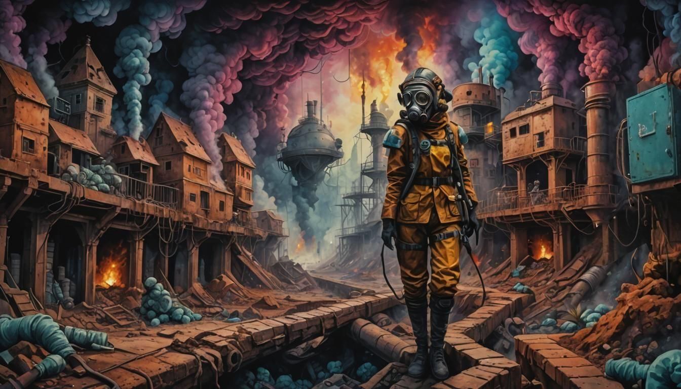 Girl from the chemical post-apocalypse