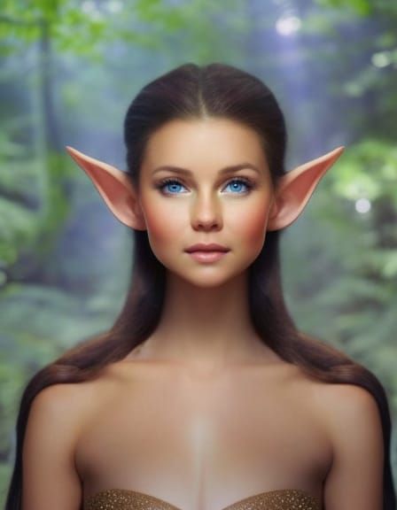 Beautiful Elf Woman - Christine Brinkley
