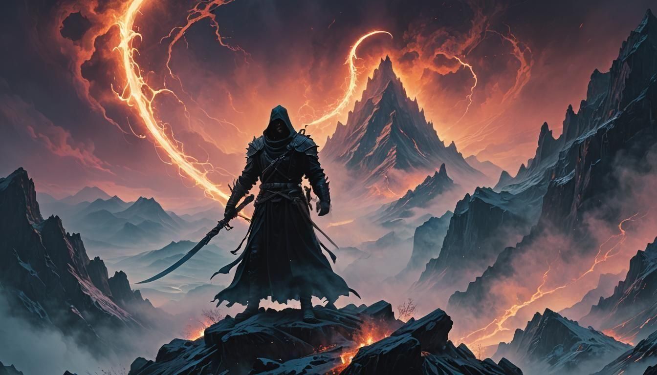 Astral Executioner in Dynamic Pose