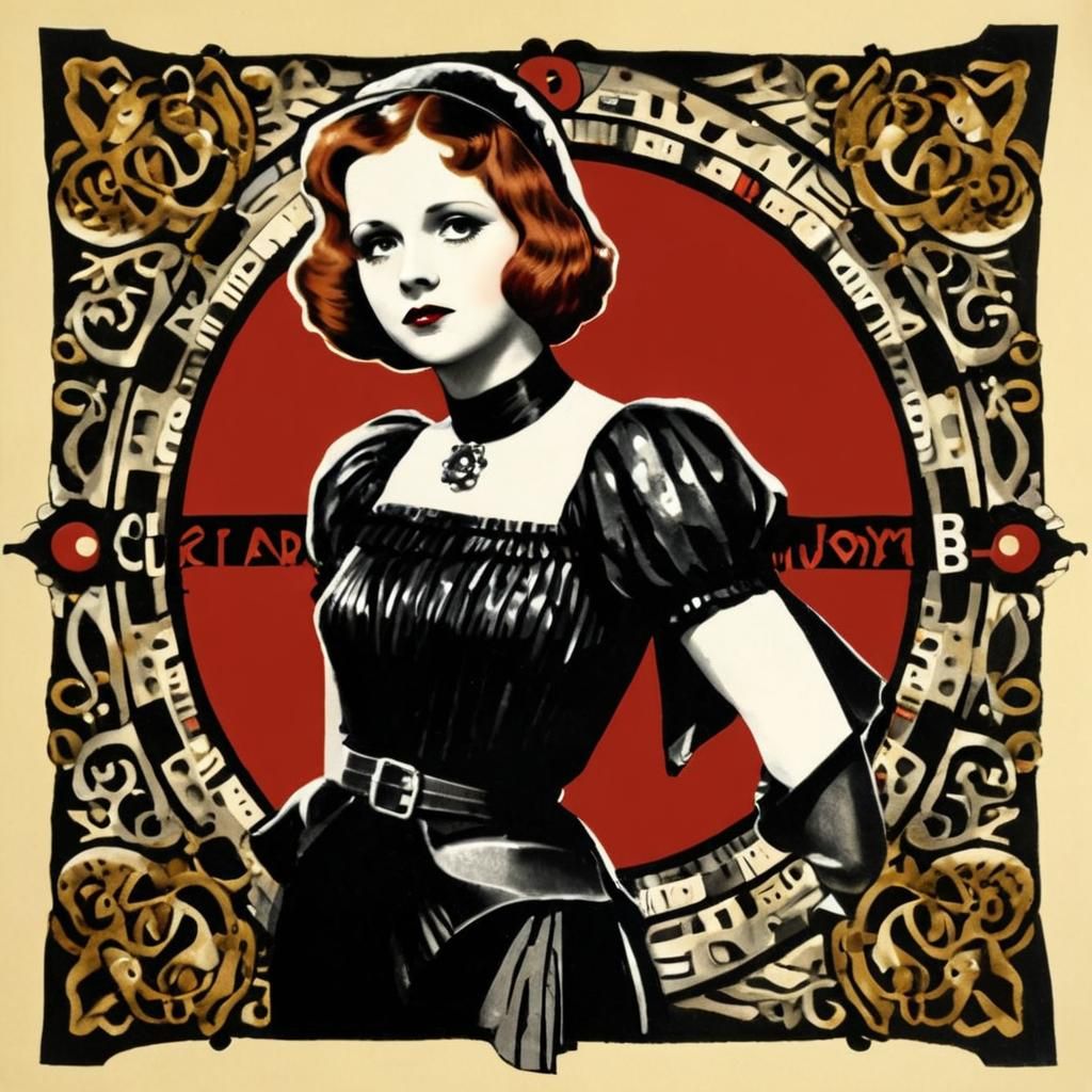 Clara Bow Portrait: Roaring Twenties Icon