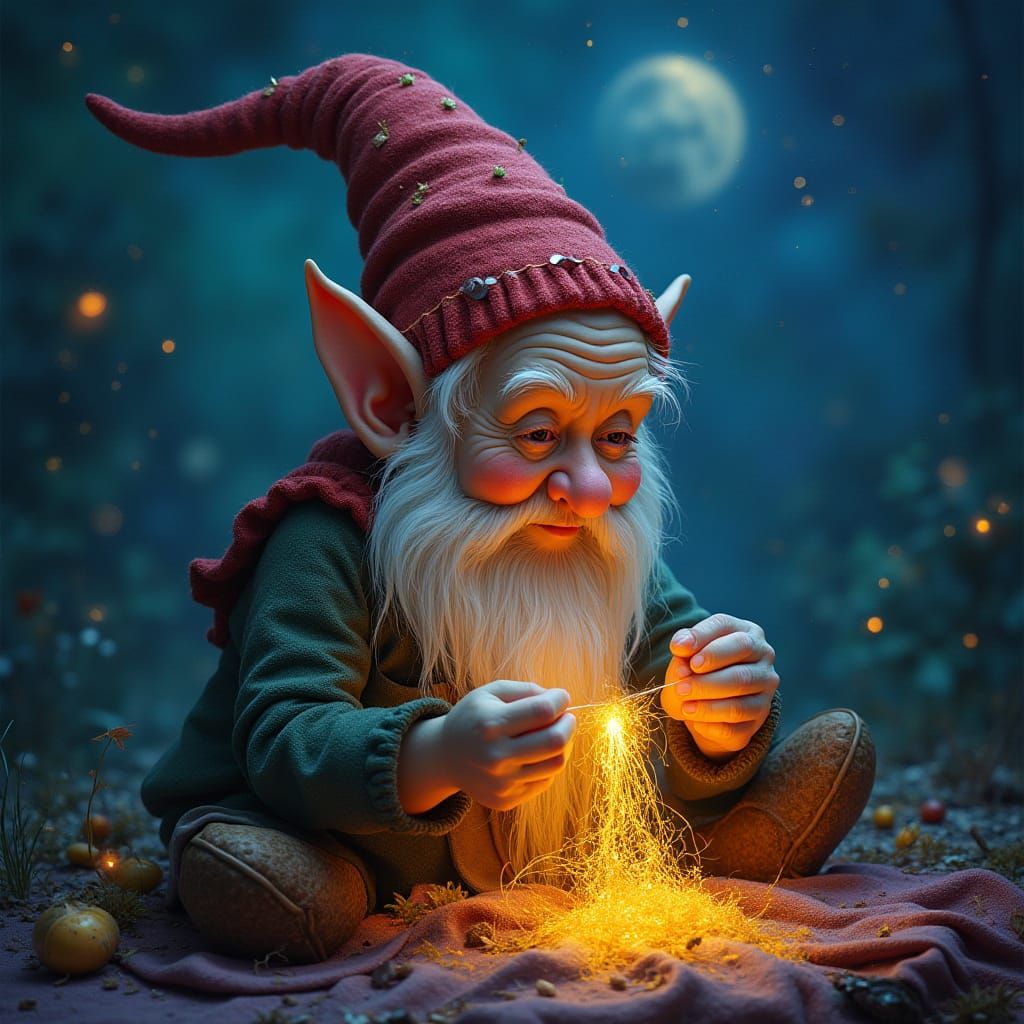 Hyperrealistic portrait. Extreme close-up shot. A wise, elde...