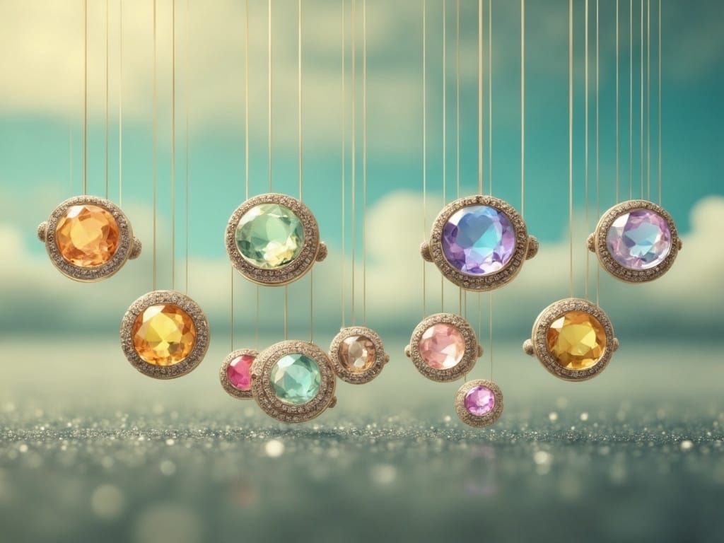 Surreal Engagement Rings Dance in Whimsical Starlight