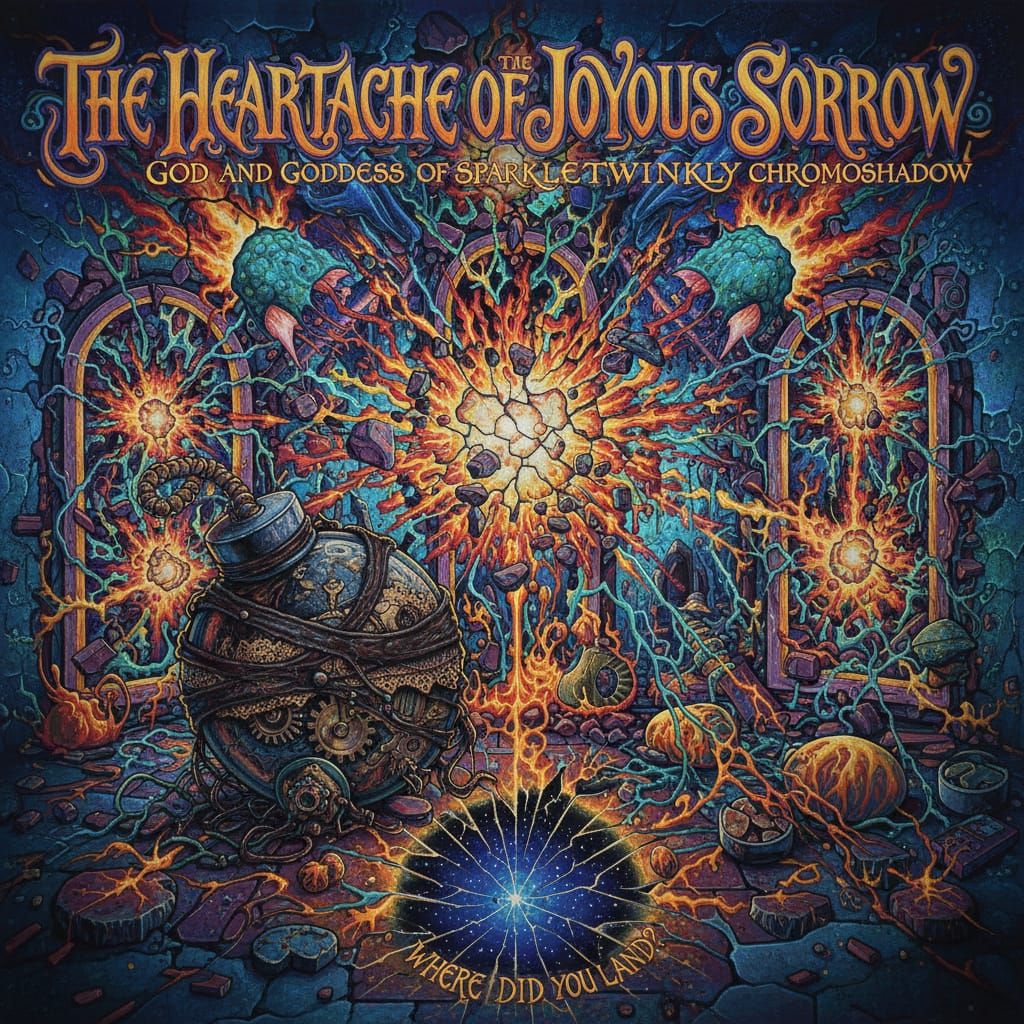 zap comix  3D psychedelic graphic arts  by Rick Griffin melt...