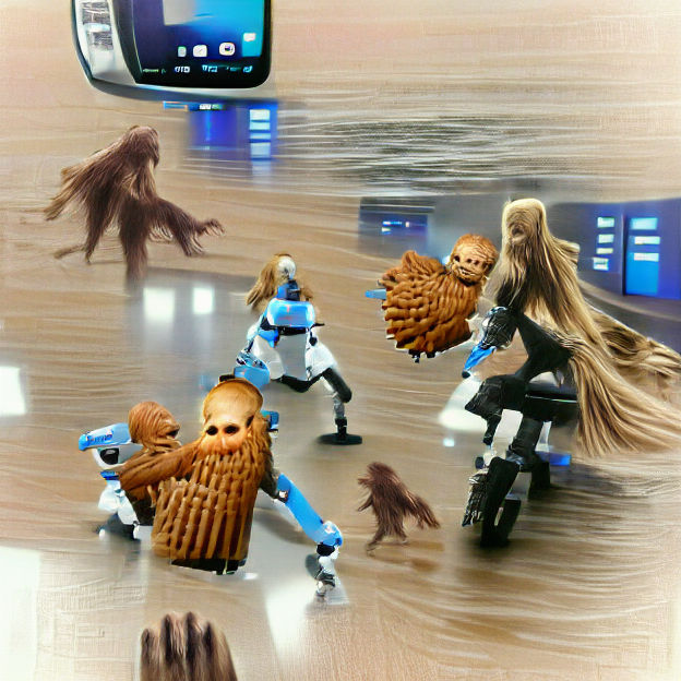 Droid Attack on Wookiees: A Battle Scene