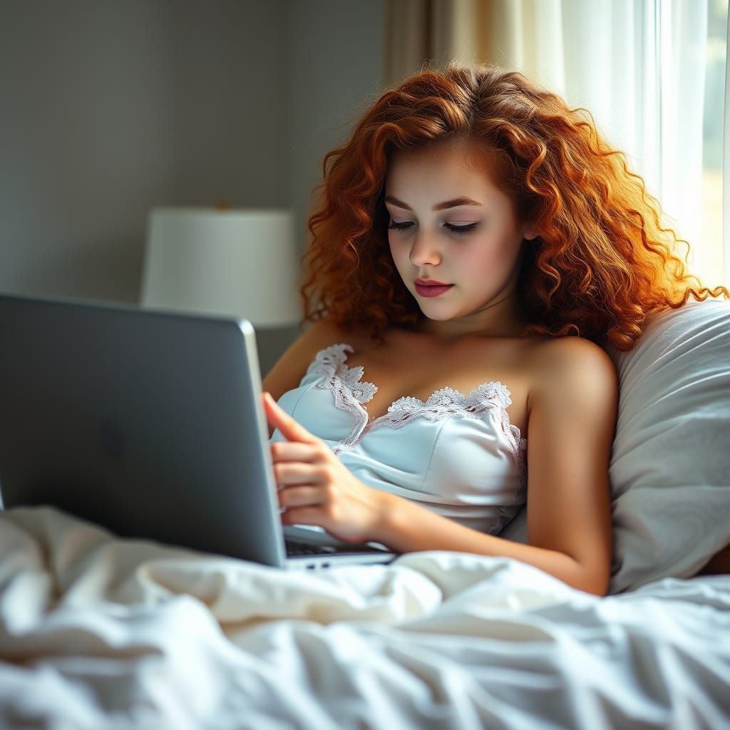 Serene Portrait of a Young Lady in Soft Focus