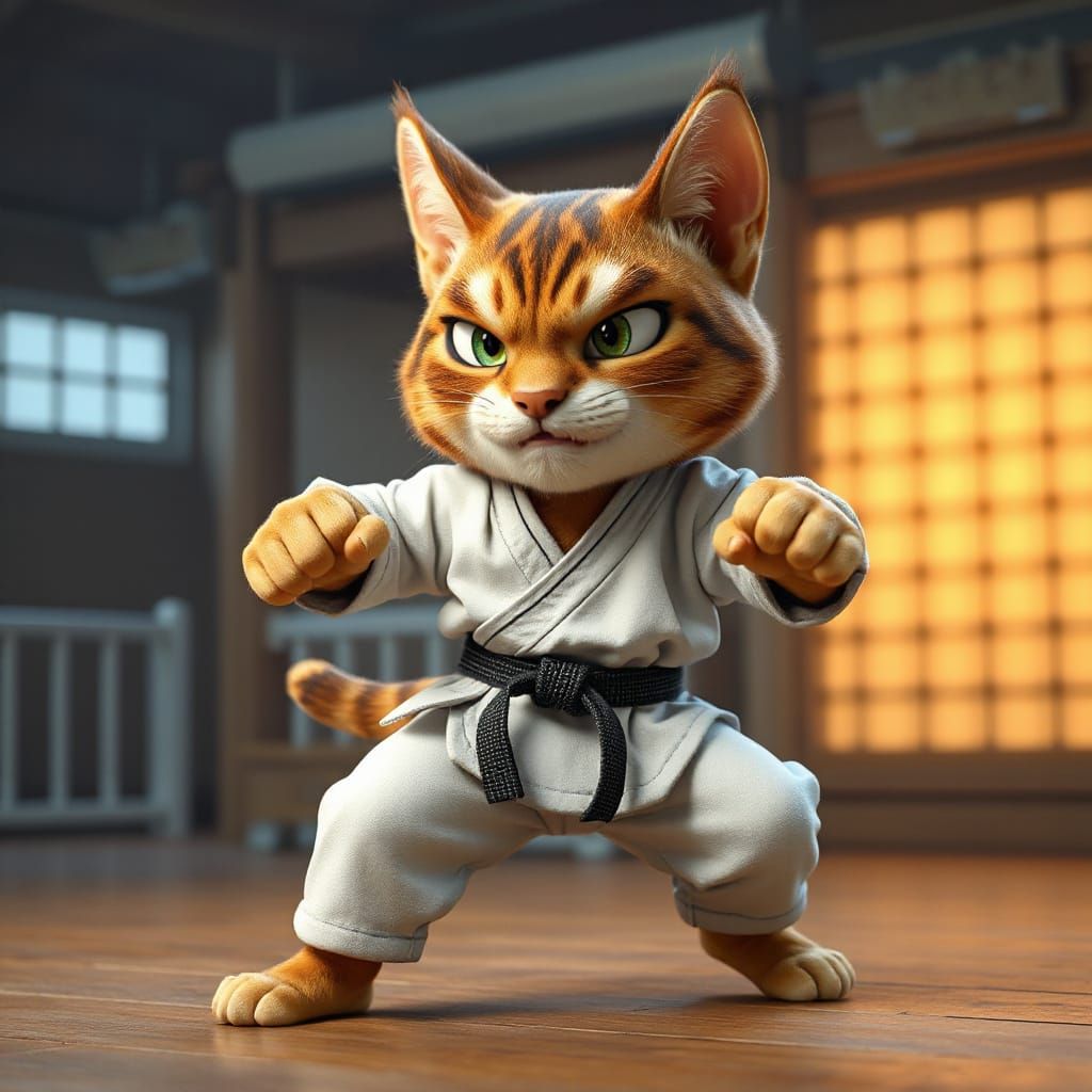 Feline fists of fury