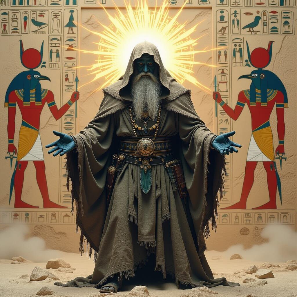 Solomon Grundy Meets Thoth in Mystical Egyptian Art
