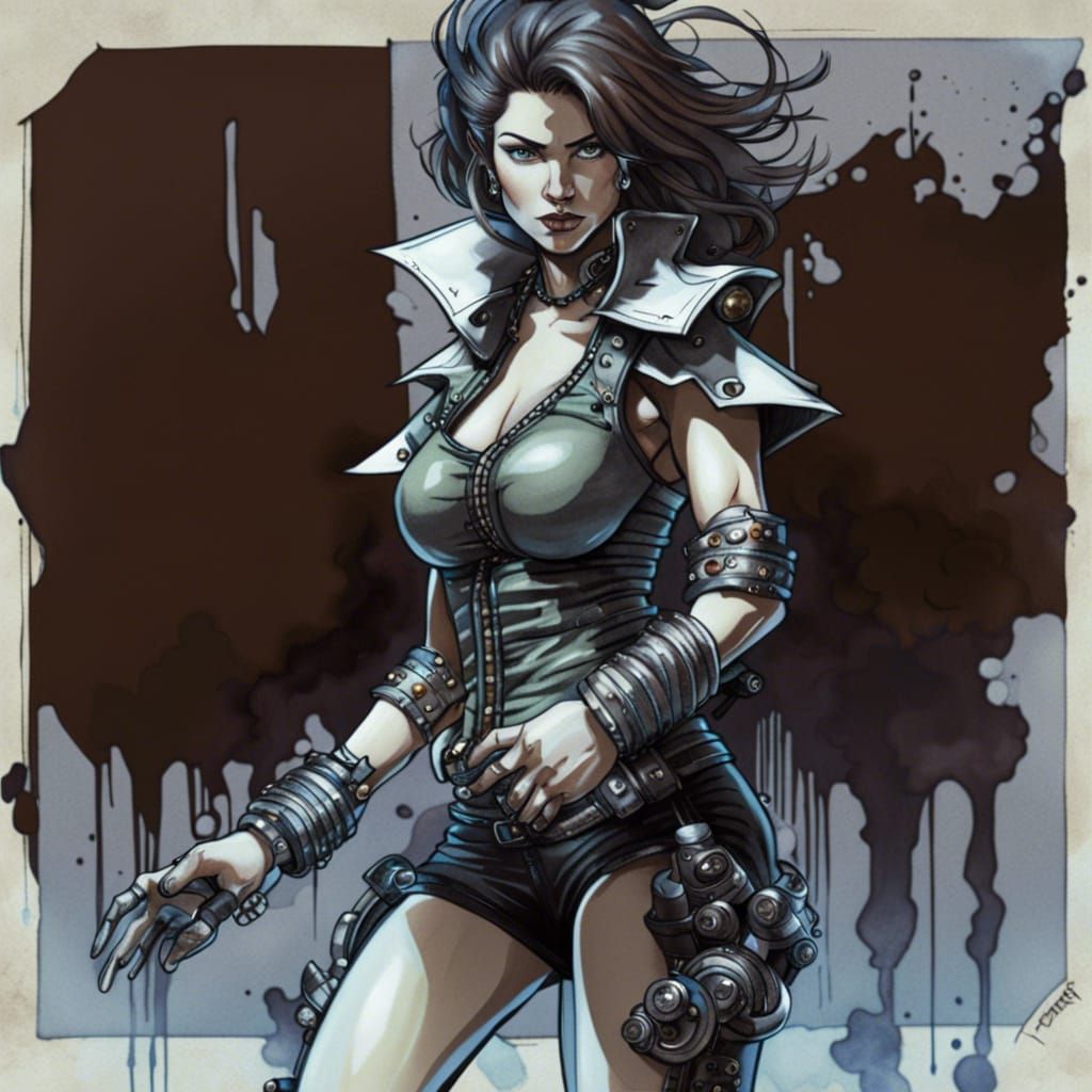 Cynthia Rothrock as King of Fighters Character