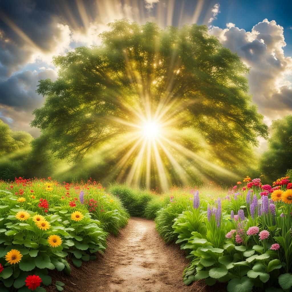 Kindness Radiates: A Garden of Good Deeds