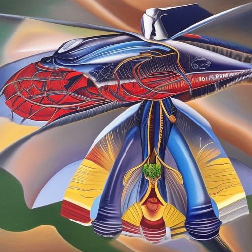 Surreal Oceanic Rock Formation in Hyper-Realism Style