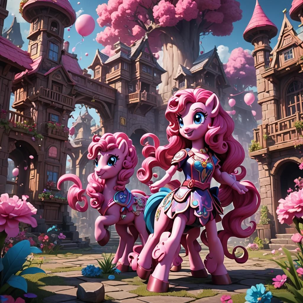 Pinkie Pie in Manga Style: Detailed Fan Art