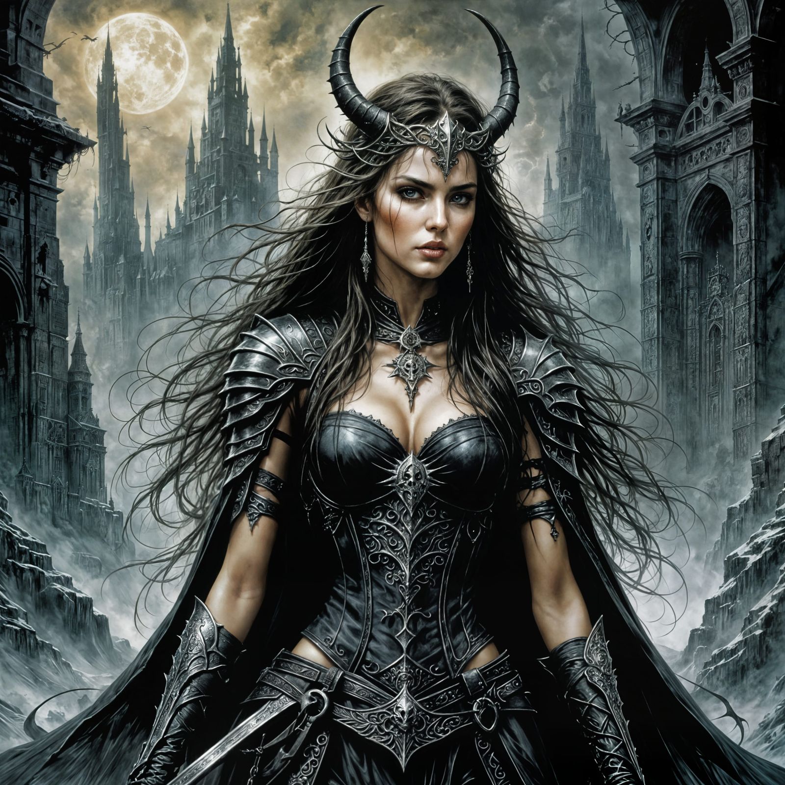 Dark Fantasy Epic in Muted Color Palette