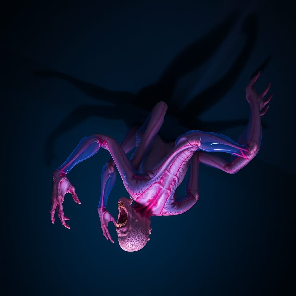 Ethereal Ceiling Monster in Dreamscape Abyss